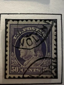 50c EMISSIONE FRANKLIN del 1914-15 - Foto 1 di 6