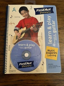 First Act Discovery Learn&Play Acoustic&Electric Guitar Play Along CD&Book NEW! - Picture 1 of 3