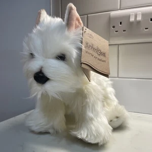 Animiggos World of Nature Westie - 38475 West Highland White Terrier Dog Plush - Picture 1 of 9