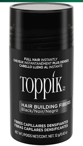 Toppik Hair Building Fibers, 12g Fill In Fine or Thinning Hair Instantly Thicker - Picture 1 of 7