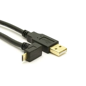 USB 2.0 A to Up Angle Micro-B Cable - Picture 1 of 1