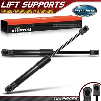 2x Soportes de elevación del capó delantero Amortiguadores Puntales para BMW 740i 740Li 750i Alpina B7 Sedán Foto 1 de 4