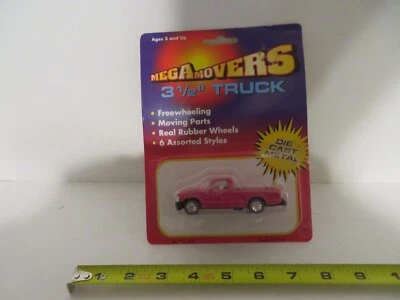 Mega Movers 3 1/2 Truck Chevrolet S-10 Pink MOC - Image 1 of 4