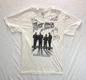 T-shirt The Rat Pack Is Back con autografi omaggio rara - Foto 1 di 4