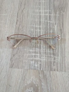 Catherine Deneuve Eyeglasses Frame CD-269 CH Rose Gold Half Rim Oval 53-17-135 - Picture 1 of 5