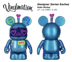 Disney Vinylmation Designer Series Eachez 2 Whitney Pollett Robo Mickey LE 250 - Imagen 1 de 3