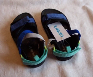 Carters Delray Hook-Loop Strap Child Size 8 Swim Shoe / Sandal NWT See Pics - Picture 1 of 4
