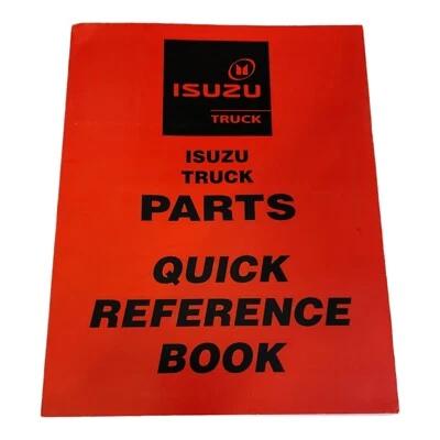 Libro de referencia rápida de piezas de camión Isuzu manual de bolsillo Foto 1 de 4