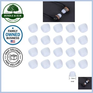 Puntas de silicona para los oídos XS niños talla 10 pares suaves transparentes para auriculares internos - Imagen 1 de 3