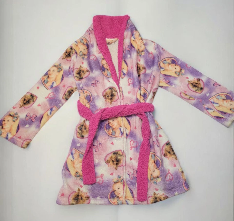 Albornoz niña talla 5/6 JOJO SIWA con corbata rosa Foto 1 de 4