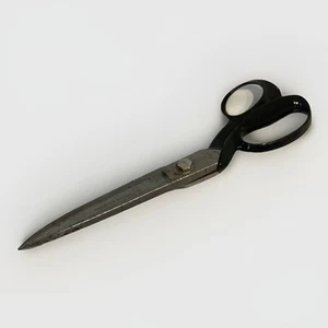 Vtg Wiss #22W Inlaid Scissors Shears 12" Heavy Duty Metal Handles USA Made - Picture 1 of 9