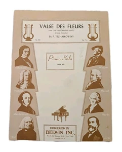 Valse Dez Fleurs 1931 Vtg Sheet Music Tschaikowsky Nutcracker Suite Piano Solo - Picture 1 of 5