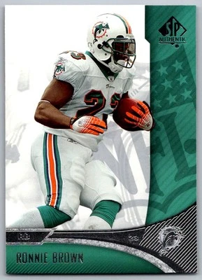 2006 SP Authentic Ronnie Brown Miami Dolphins #47 - Image 1 of 2