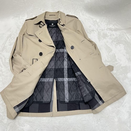 Burberry Black Labelcrestbridge con fodera trench m1_0710