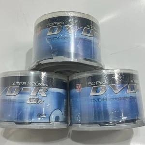 150 GQ DVD-R 4.7GB 120Min 8x DVD Recordable Disc Blank Media - Picture 1 of 5