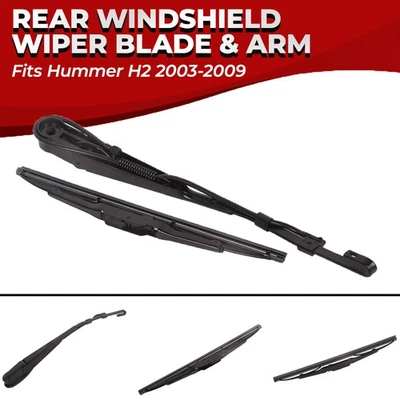 New Rear Windshield Wiper Blade & Arm For Hummer H2 88944328 2003-2009 - Image 1 of 4