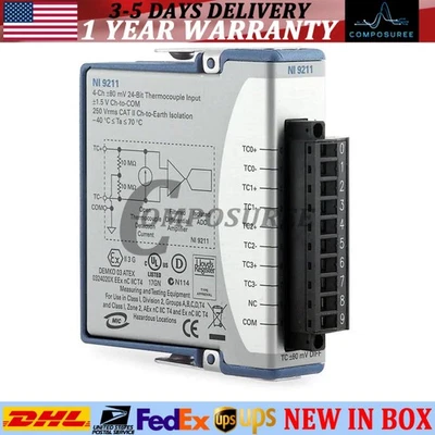US Free TAX NEW NI NI-9211 NI9211 C Series Temperature Input. - Image 1 of 4
