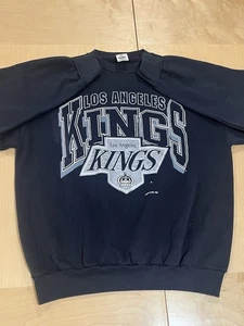 Vintage 90s Artex Los Angeles Kings NHL Hockey Crewneck Sweatshirt XL USA Made - Picture 1 of 5