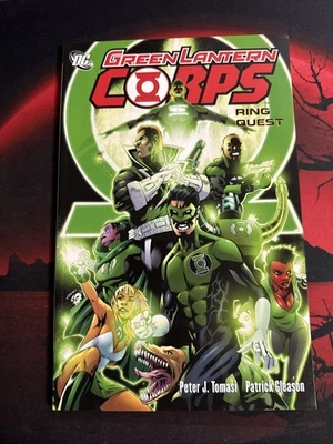 Green Lantern Corps Ring Quest DC TPB novela gráfica Tomasi Gleason Foto 1 de 2