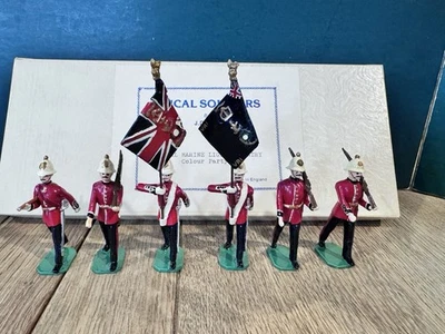 Ducal: Juego en caja 123 - Colores de infantería ligera Royal Marine. c1900.  Sin usar, en caja Foto 1 de 3
