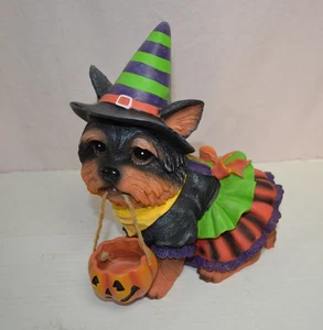 Cracker Barrel Indoor Outdoor Too Cute To Spook Halloween Yorkshire Terrier - Picture 1 of 4