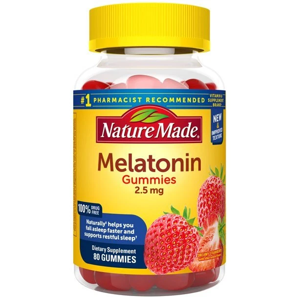 Nature Made Melatonin 2.5 mg Gummies- 80 Count - Image 1 of 1