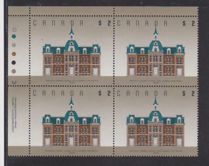 1994 Canada SC# 1376 UL - Architecture Definitive - Plate Block M-NH Lot # 3336a - Image 1 of 1