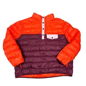 Eddie Bauer Stratuslite Down Jacket Womens Size XL Snap Mock EB650 Pullover - Picture 1 of 10