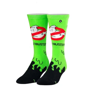 ODD SOX Men's Crew Socks - Ghostbusters Slime (UK 6-12 | EU 40-46) - Picture 1 of 3