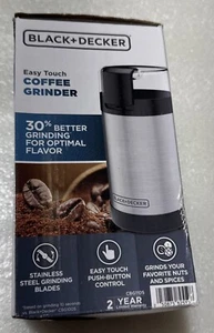 Black & Decker Coffee Grinder Easy Touch Push Button Control 30% Better Grinding - Picture 1 of 4