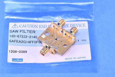 Placa de desarrollo Murata sierra filtro conector coaxial RF macho SAFEA2G14FF0F00M0S Foto 1 de 4