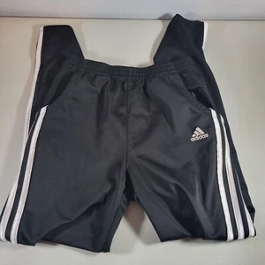 Adidas Girls Sweatpants Medium 10-12 Black With Pockets Elastic Waist Jogger - Picture 1 of 6
