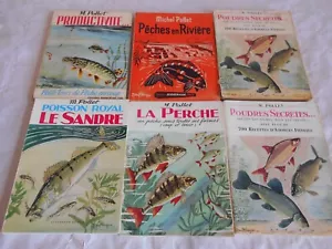 Vintage Fishing books Michel pollet La perche Le Sandre Poudres secretes riviere - Picture 1 of 8
