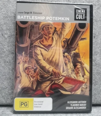 NEW: BATTLE POTEMKIN Cinema Cult 1925 Movie DVD Region ALL NTSC Free Fast Post - Image 1 of 2