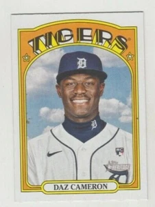 (10) Daz Cameron 2021 TOPPS HERITAGE HIGH NUMBER ROOKIE LOT #575 DETROIT TIGERS - Picture 1 of 1