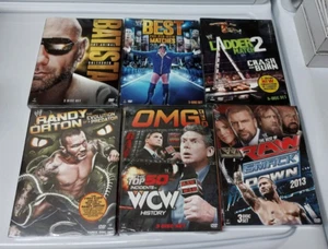 6 Sealed Wrestling DVD Lot OMG Randy Orton Batista Ladder Match 2 Best PPC Match - Picture 1 of 8