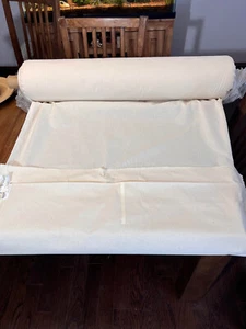 Natural Unbleached Cotton Sale By Yard - Picture 1 of 5