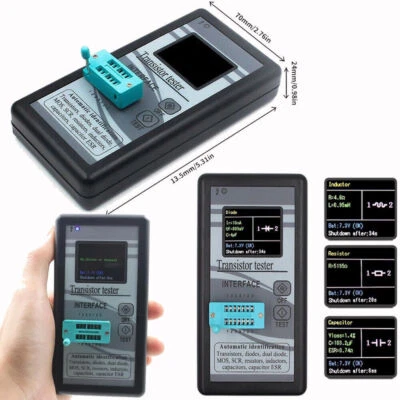 LCD ESR LCD Messgerät Transistortester Kapazität Induktivität Diode Triode FN - Bild 1 von 4