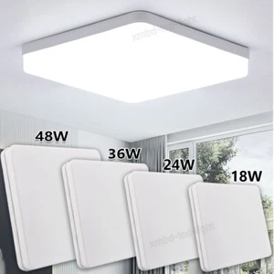LED Ceiling Lights Square Panel Down Light Bedroom Kitchen Living Room Wall Lamp - Picture 1 of 18