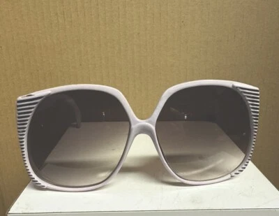 GAFAS DE SOL ESTILO RETRO VINTAGE DE GRAN TAMAÑO grandes grandes marco morado funky de moda Foto 1 de 3