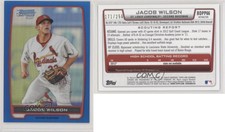 2012 Bowman Draft Chrome Draft Picks Blue Refractors /250 Jacob Wilson #BDPP66
