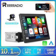 1 DIN 10.1 Zoll AUTORADIO Mit GPS NAVI WIFI BLUETOOTH USB FM MP5 Player + KAMERA