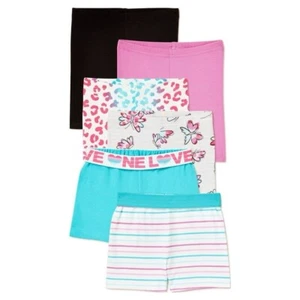 Garanimals Baby Girl & Toddler Girl Soffee and Biker Short Multipack 6 Pack 2T - Picture 1 of 4
