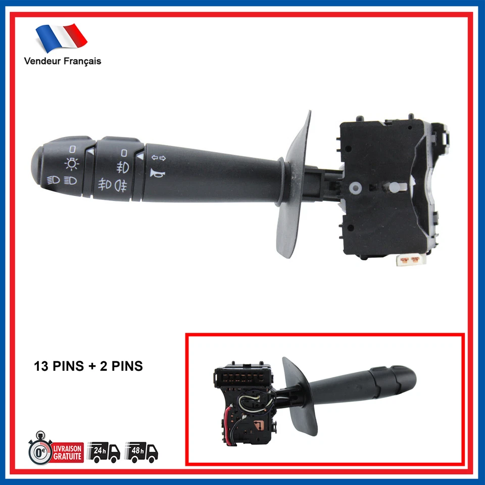 Palanca Faro Antiniebla Claxon Para Renault Kangoo (KC0/1 ) - 7701053058