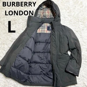 Burberry London Mega Check Detachable Hood Down Jacket Size M Men's Nova Check - Picture 1 of 13