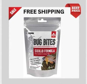 Fluval Bug Bites Cichlid Fish Food - Granules for Medium to Large Fish, 3.5 oz - Picture 1 of 9
