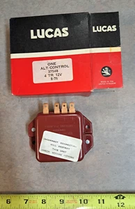 NOS  Lucas 37548 12 Volt Regulator  4 TR Genuine Red Box Era, Made in England - Picture 1 of 2