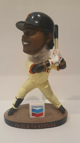 2010 SF GIANTS PABLO SANDOVAL BATTING BOBBLEHEAD NIB KUNG FU PANDA WS MVP !!!!! Cover
