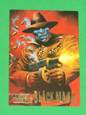 1995 Skybox DC Batman Master Series VILLAINS INSERT BLACK MASK #1 CARD SINGLE - Image 1 of 4