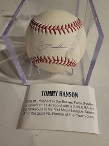 Tommy Hanson Autographed / Signed Baseball - Picture 1 of 2